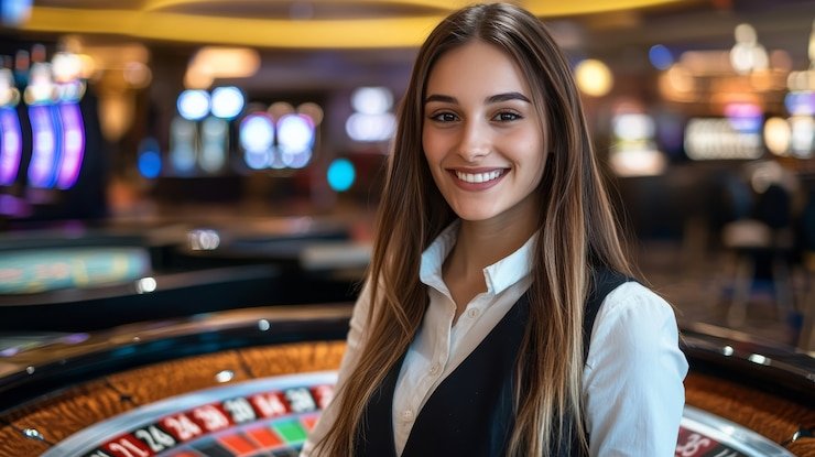 daunemas slot live baccarat table displayed on a smartphone screen